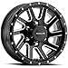 Raceline Wheels Aluminum Trailer Wheels 820 TWISTED Gloss Black Machined Finish, 16X6