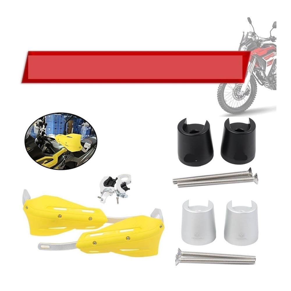 Protege Main Guidon Moto Accessoires De Moto Garde-Main Guidon Curseur Bouclier Protecteur pour Lo&ncin 300 Rally300 300GY Remplacement