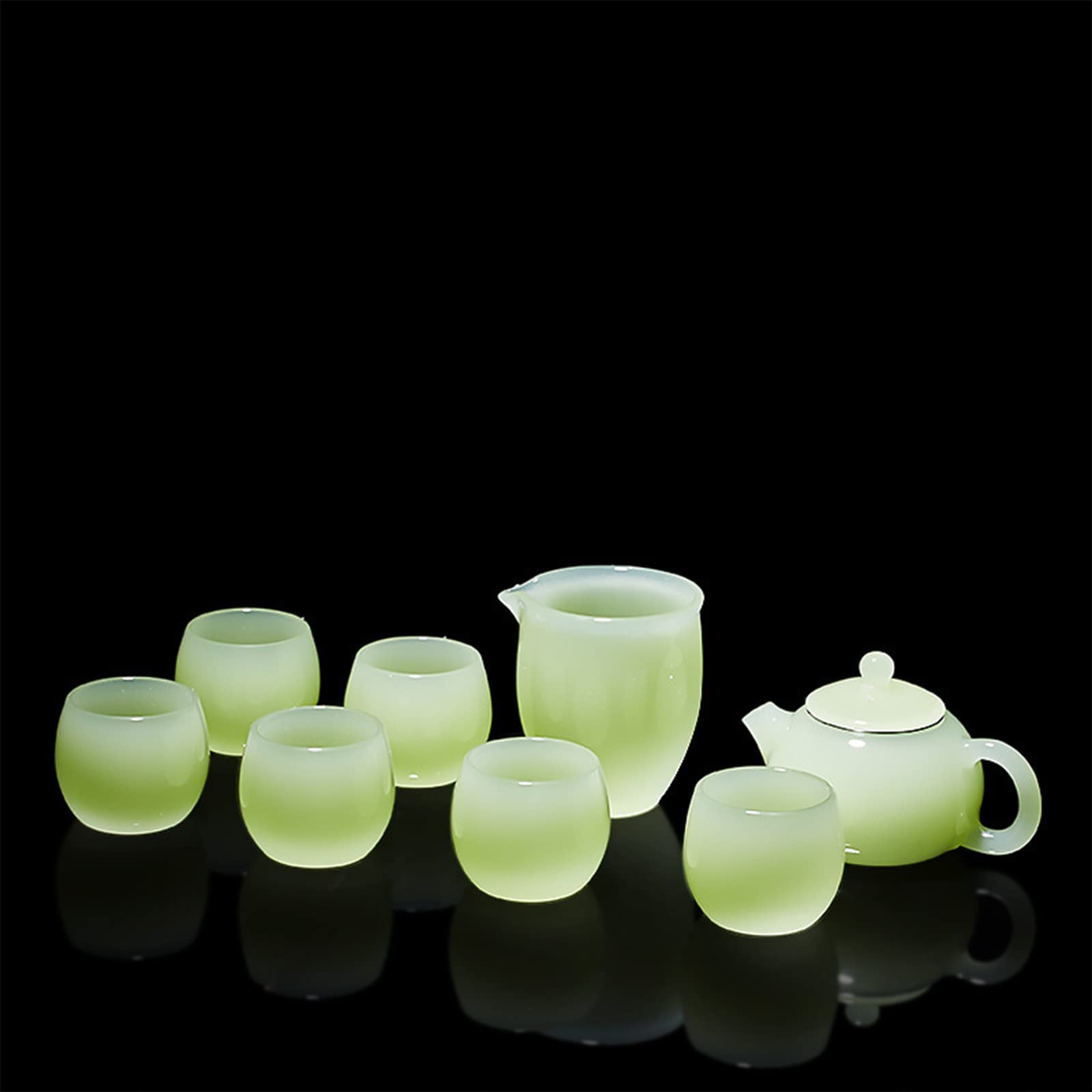 Czajnik herbata garnek herbata zestaw czajnik filtr garnek teaware prezent wyznaczający napój puer czajnik szklany kawa chiński styl zdrowie jadeit,A