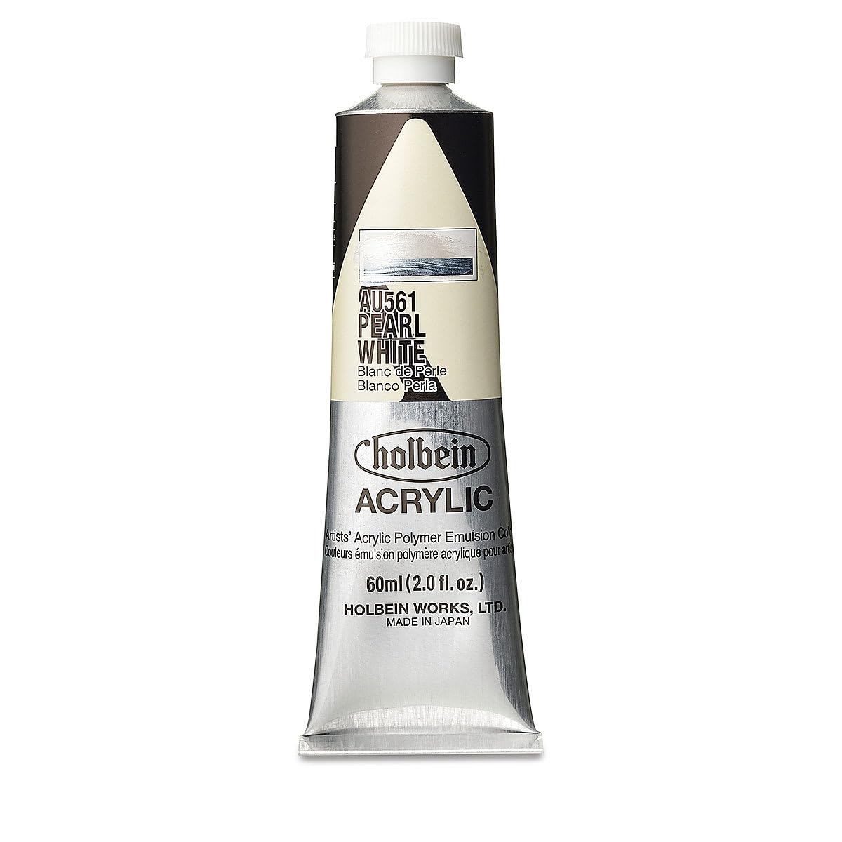 Holbein : Heavy Body : Acrylic Paint : 60ml : Pearl White