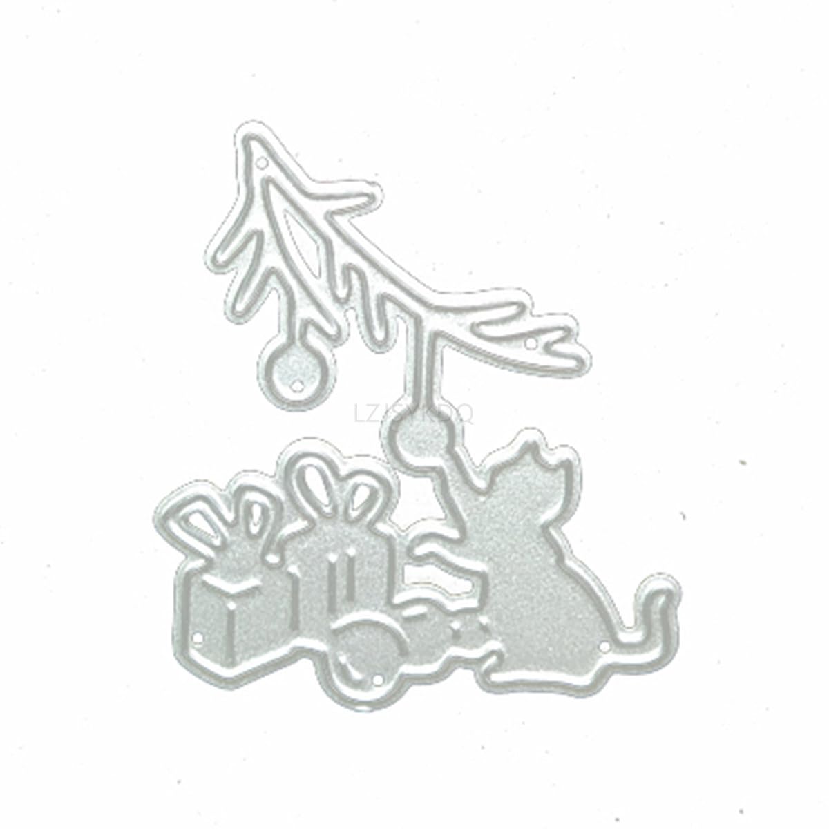 Lot De 14 Atrices De Découpe En étal En Fore De Sapin De Noël - Pour Cartes, Scrapbooking