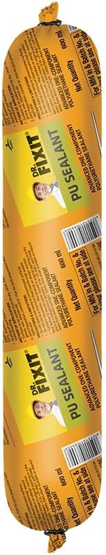 Dr.Fixit PU Sealant in White 600 ml |Durable Joint Sealant for AC Ducts, Windows, Doors & Building Interiors/Exteriors