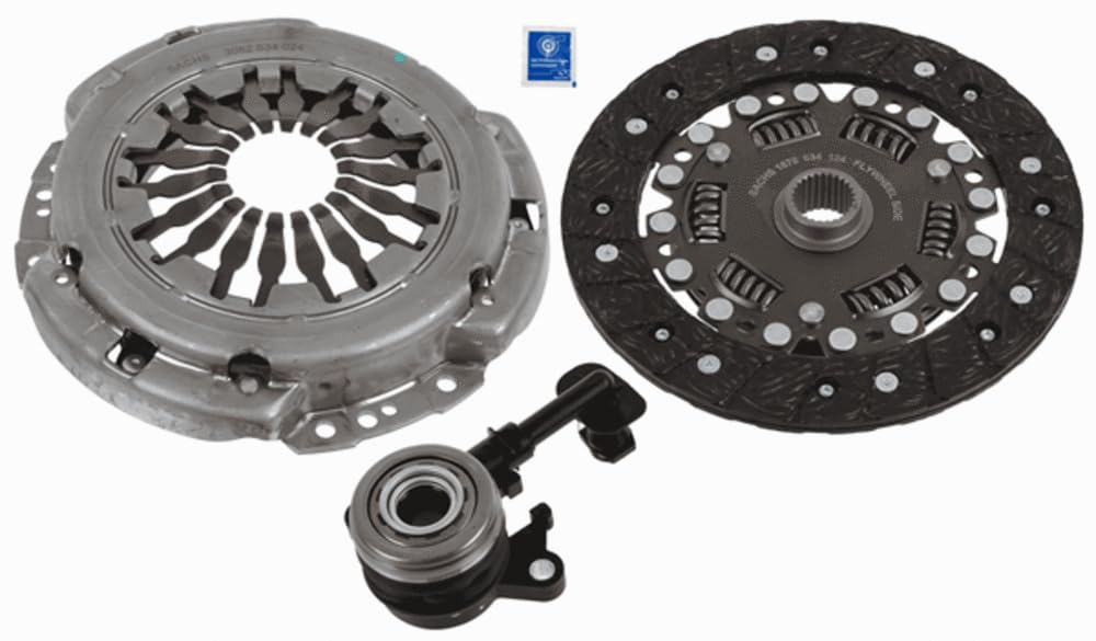SACHS 3000 990 596 Kit Frizione Kit Con CSC per Renault Euro Clio III (BR0/1, CR0/1) 2005-2014 e altri veicoli