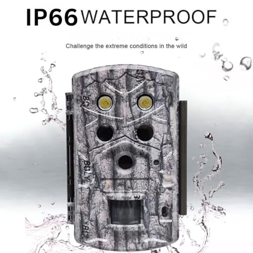 Image of T7 4K Trail Camera 45MP with Ultra HD Video, 0.4s Trigger Speed, 60 Wide Angle, Night Vision IR & White Flash, IP66 Waterproof, TF Card Support up to 256GB