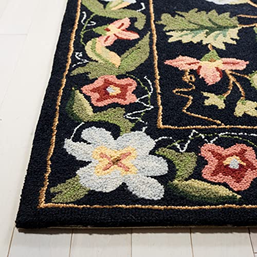 Tapete decorativo SAFAVIEH Chelsea 50x76 cm negro miniatura 4