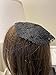 Handmade Black Lace Doily Head Cover with Delicate Scallop Trim (with Decorative Bobby Pin) (Style 1008) Elegant Doily Exclusive