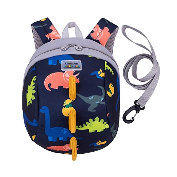 willikiva Dinosaurier Kleinkind Mini Rucksack Kinder Baby Sicherheitsgeschirr Leine Wasserdicht Jungen und Mädchen