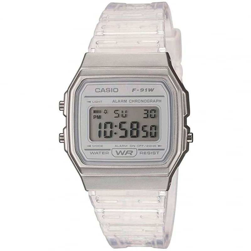 Casio F-91W-1DG Orologio Digitale Uomo: Classico Sportivo Con Display LCD E Allarme