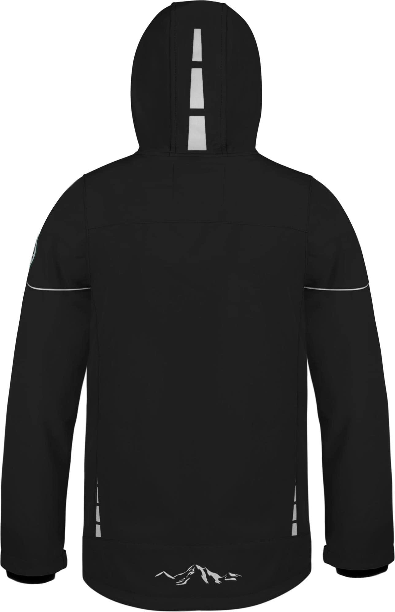 normani Kinder Winterjacke Wasserdichte Softshelljacke Skijacke Übergangsjacke Outdoorjacke mit Kapuze für Junge und Mädchen - Wassersäule: 11.000 mm