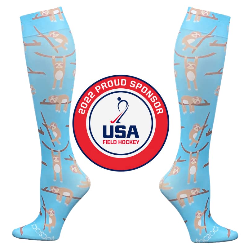 Image of Hocsocx - Unisex Under Shin Guard Liner Socks - Field Hockey, Soccer, Ice Hockey, Skiing, Skating Socks - USA Field