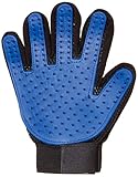 True touch deshedding brush glove pet dog cat gentle efficient massage grooming