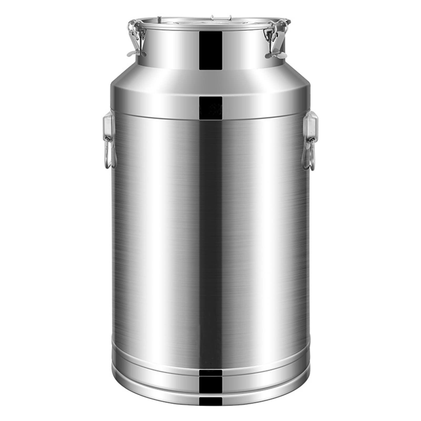GTHTUHFD Milk Can Transport Jug Bucket With Silicone Seal, Dent Resistant Dairy Pot Liquid Solid Storage Container For Farm Use, 42L,88L