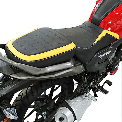 Image of TVS Seat Cover for Sweat Free Comfortable Riding| Nylon Thread Stitching for Strength| Bike Riding Accessories|Heat & UV Ray Protection|Enhanced Tear Resistance