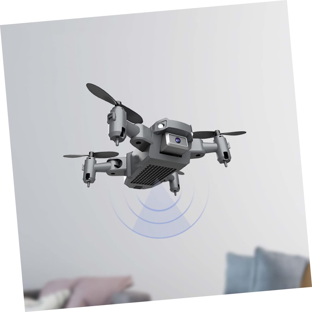 Mini Drone Pieghevole Doppia Camera 4K/1080P, 6 Assi | 2, 4g 4CH, Batteria Lipo 500mAh Inclusa, Ritorno un Tasto, Angolo Lente Regolabile per Selfie e Riprese Aeree