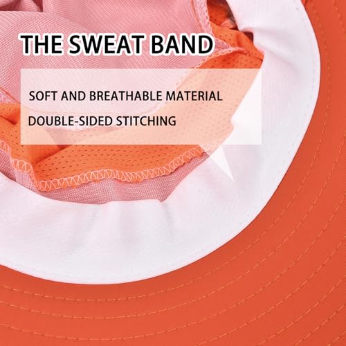 Image of Sun Hats for Men Women Fishing Hat UPF 50+ Breathable Wide Brim Bucket Hats Summer UV Protection Safari Hat with Neck Flap