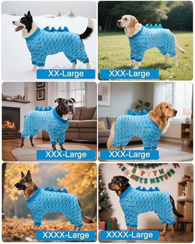 Pyjama requin pour chien contre le froid vêtement extensible doux - 6