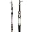 PLUSINNO Fishing Rod - 24 Ton Carbon Fiber - Stainless Steel Hooded Reel Seats - Aluminum Oxide Guide InsertsTelescopic Retractable Spinning Pole for Saltwater Freshwater Fishing