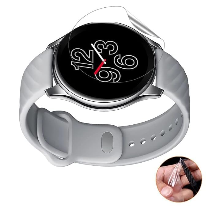 Image of BLACKSHEEP 2 Pack Membrane For OnePlus Watch 3 / Watch 3 Pro 46 mm Full Screen Coverage Flexible Watch Screen Protector with Easy Installation Kit