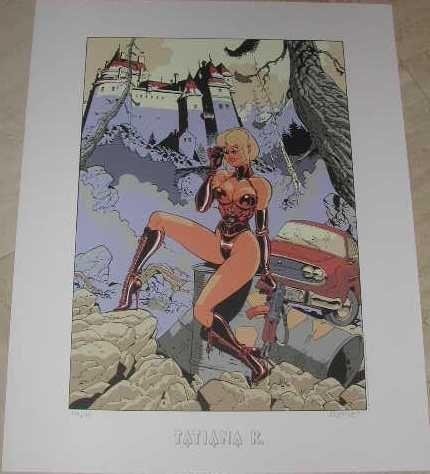 Sérigraphie Meynet Tatiana K pour décorer votre salon avec une affiche d'art 40x50 cm