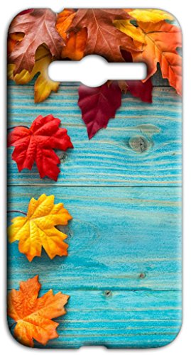 Mixroom – Coque Étui Case en TPU Silicone Souple pour Samsung Galaxy Core Prime G360 q248 Automne Feuilles