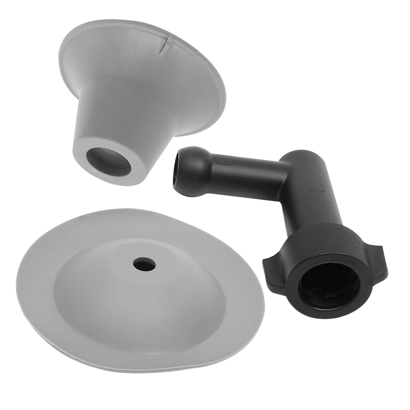 Ventouse de Toilette Flexible en Plastique Blanc pour Déboucher
