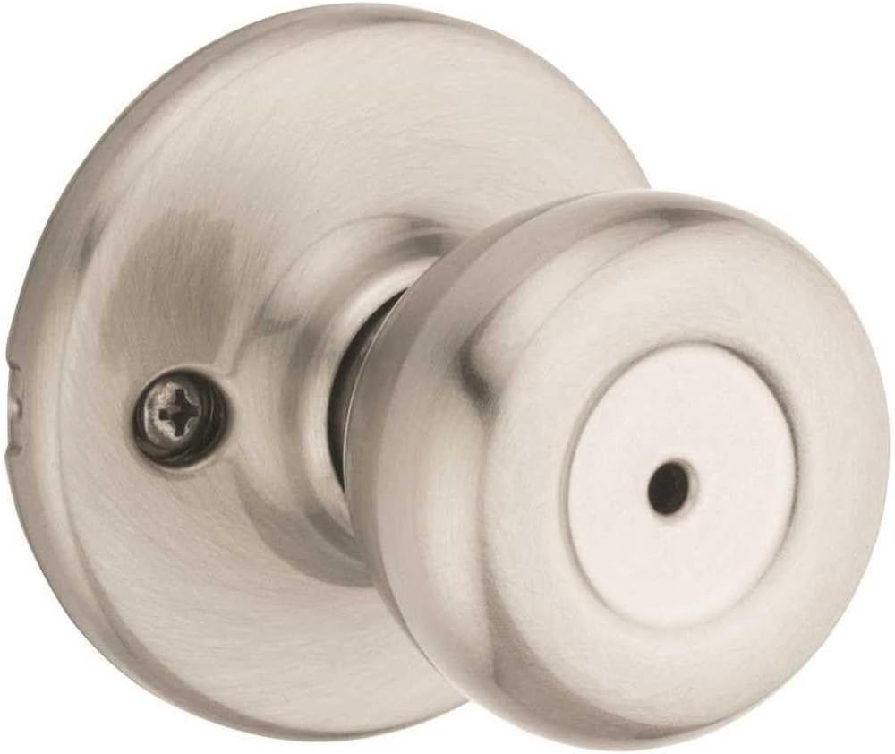 Kwikset Tylo Privacy Door Knob, interior and exterior views