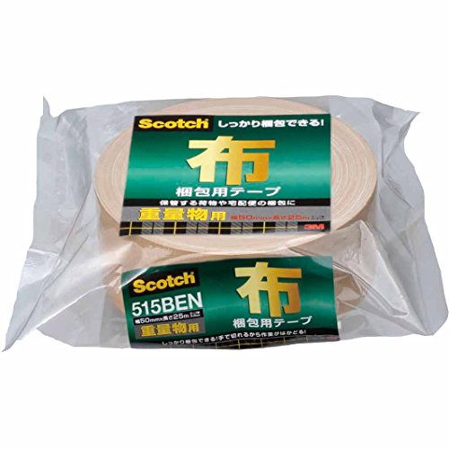 3M スコッチ ガムテープ 布梱包テープ 重量用 50mm×25m 515BEN g6bh9ry 51Gd1xJUMVL.jpg