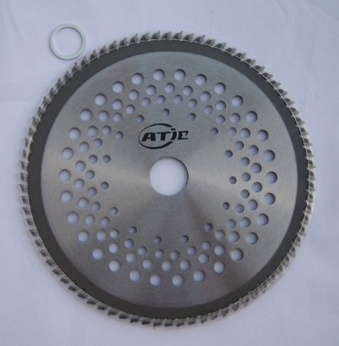 5pk 8" Carbide Tip Brush Cutter Trimmer Blade 80 Tooth 1" or 20mm Arbor w/Wahser