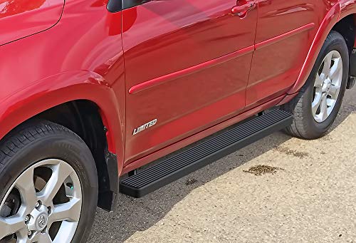 Estribos Tuxtreme 5 pulgadas Negro para Toyota Rav4 2006-2012 miniatura 1
