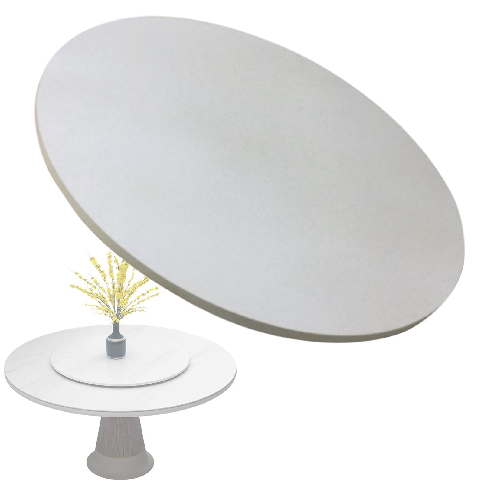 Plateau bois rotatif rond Lazy Susan pour partager de grands repas