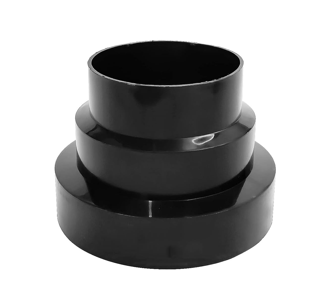 Ardnib PVC 6 Inch To 4 Inch Chimney Pipe Reducer Converter Cone (6 To 5 To 4)