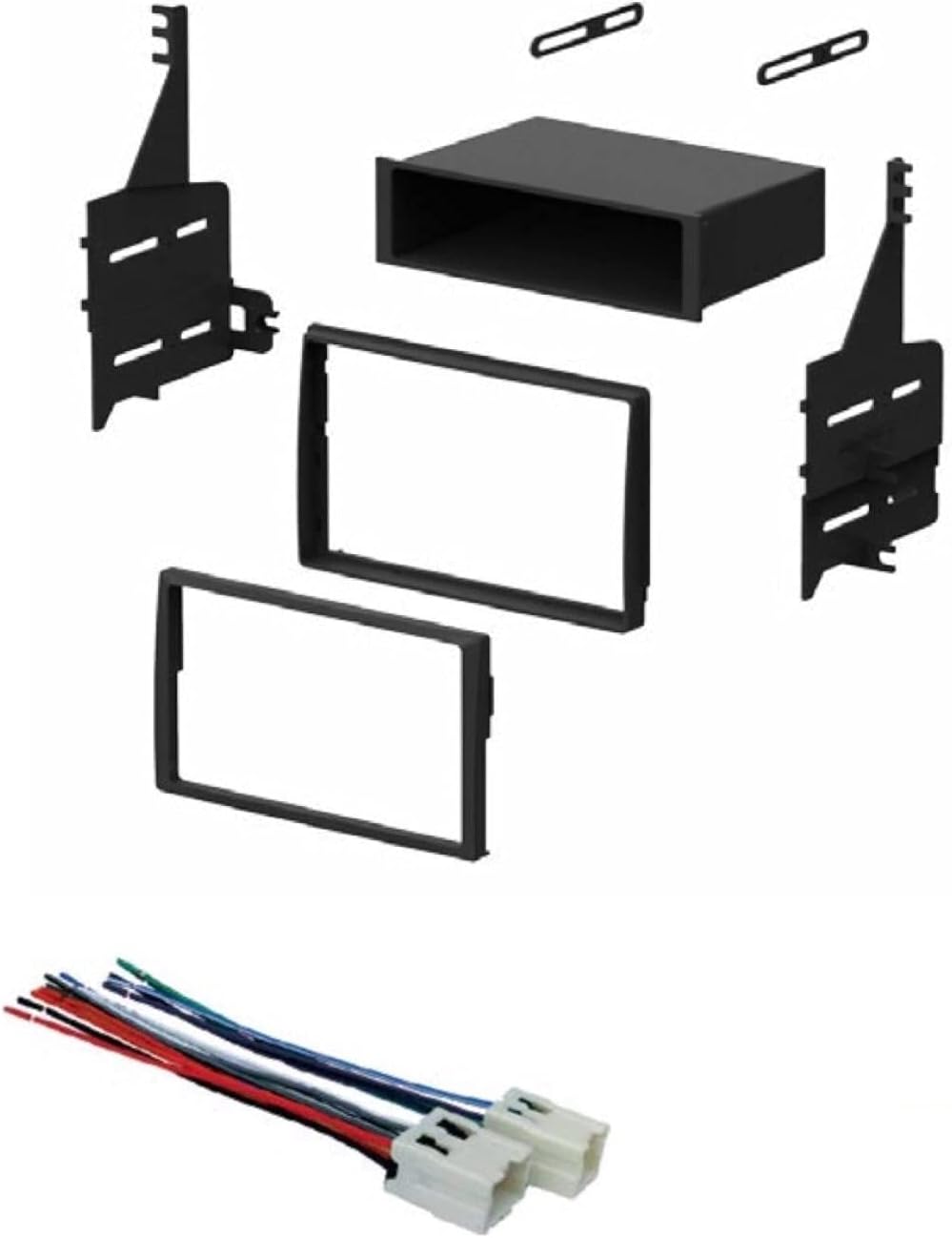 ASC Car Stereo Dash Install Kit and Wire Harness for Installing an Aftermarrket Radio for 2005 2006 Nissan Altima