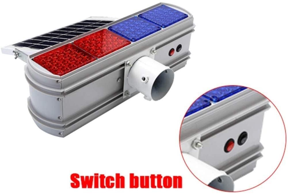 Feux d'avertissement, Clignotant Solaire, Stroboscope de Circulation Rouge et Bleu