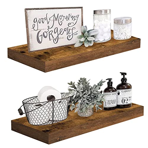 Best Rustic Floating Shelves For Your Bathroom