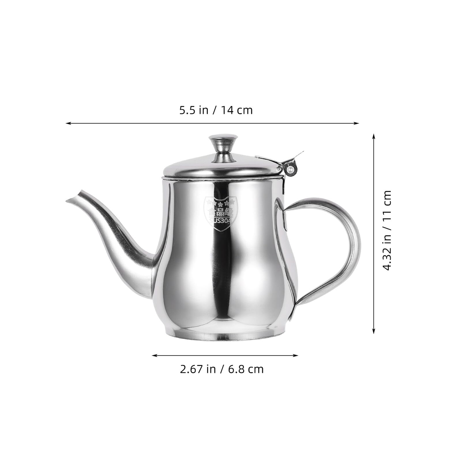 Gadpiparty Recipiente para Aceite de Cocina Colador de Acero Inoxidable 385 Ml, Filtro Separador de Grasa, Apto para Uso Doméstico y Profesional, Adecuado para Filtrar y Almacenar Aceite