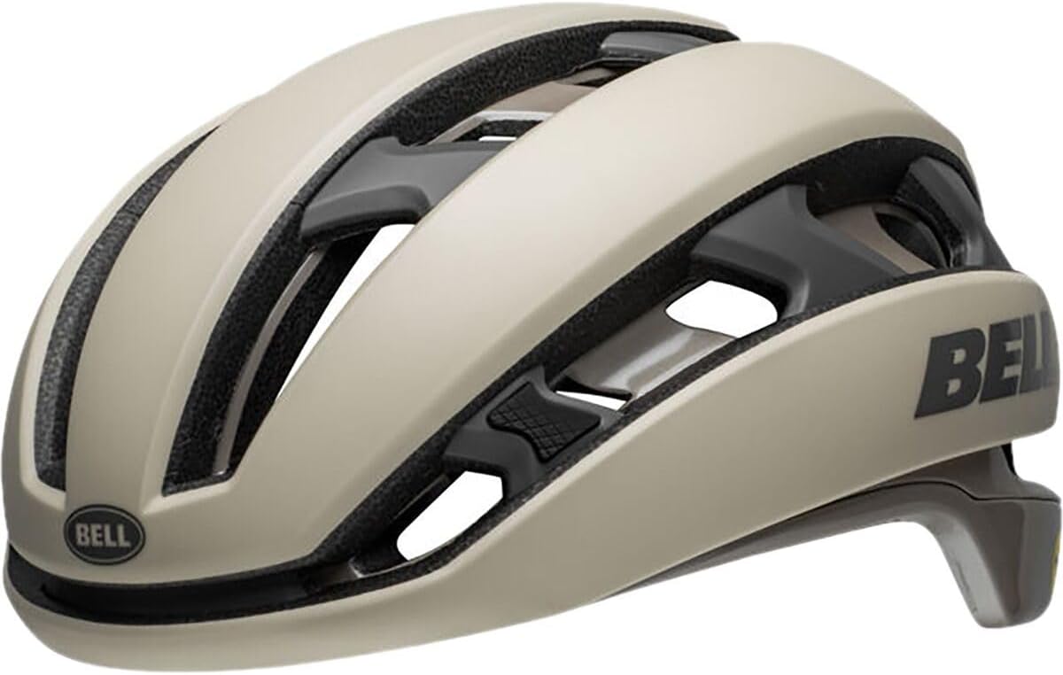 Bell XR Spherical Adult Road Bike Helmet - Matte/Gloss Cement, Medium (55–59 cm)