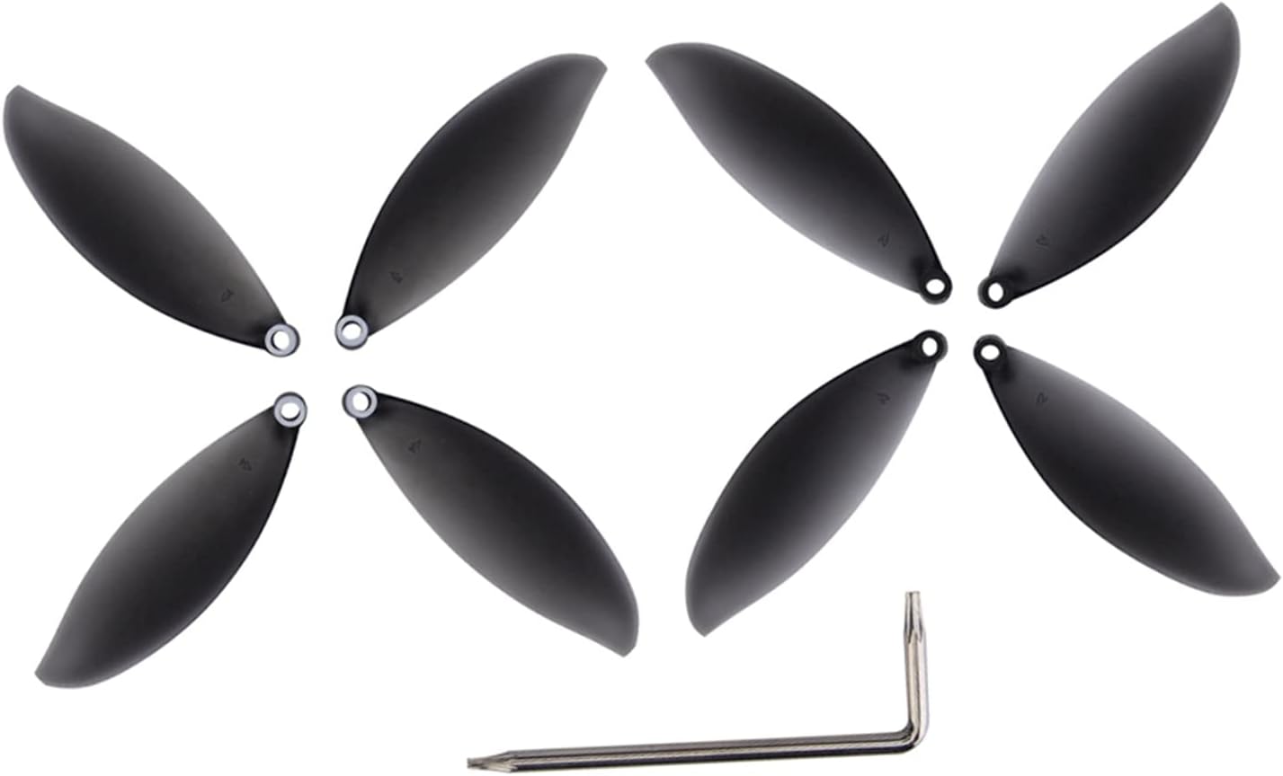 RiToEasysports Drone Propeller Blades Props, 8pcs CCW CW Propeller Blades Props for Parrot Anafi Drone RC Quadcopter Accessory Parrot Anafi Propellers