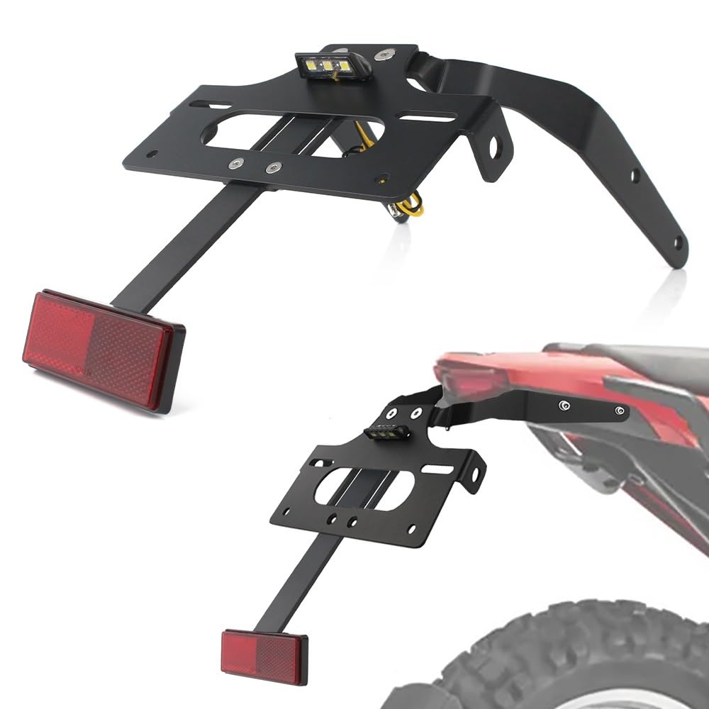 Portatarga Kit porta targa posteriore per moto, staffa per BETA ALP 4.0 X TE 2024