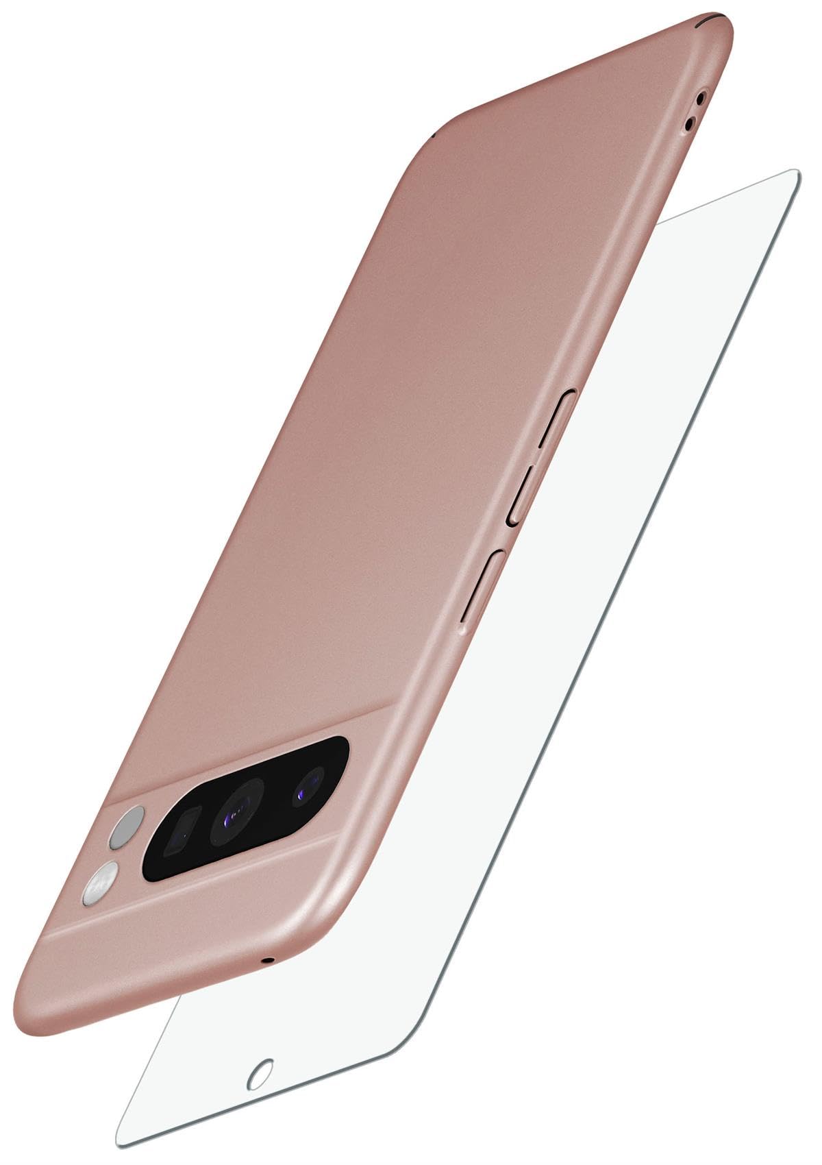Film protection ecran Pixel 8 Pro moex Alpha et coque protection integrale mince