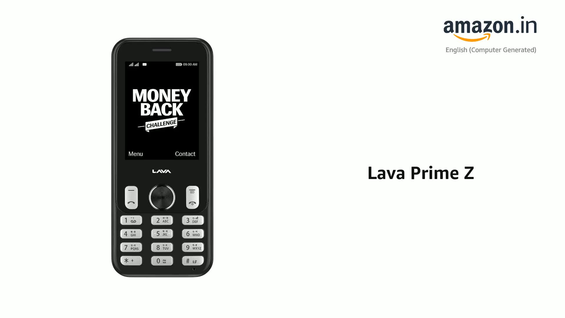 LAVA “PRIME CUTS” Lava Prime Z (Black-Silver) : Amazon.in: Electronics