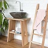 waschbecken armatur idealo ❶ TEAK-HOLZ WASCHTISCH FÜR NATURSTEIN WASCHBECKEN : Die Waschtische aus Teakholz sind ca 74 cm hoch, bis 60 cm lang und 40 cm tief. Der Waschbecken Unterschrank wiegt etwa 15 Kg ✓ Da die Teakholz Waschbecken Untertische Naturprodukte sind, können die Maße und die Farbe leicht abweichen. Die Bilder im Angebot sind Beispielbilder!!