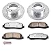 Power Stop K1781-36 Front Z36 Truck & Tow Brake Kit, Carbon Fiber Ceramic Brake Pads and Drilled and Slotted Brake Rotors For Ford F-250 F-350 F-450 Super Duty [Application Specific]