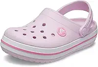 Sandália crocs crocband clog kids ballerina pink