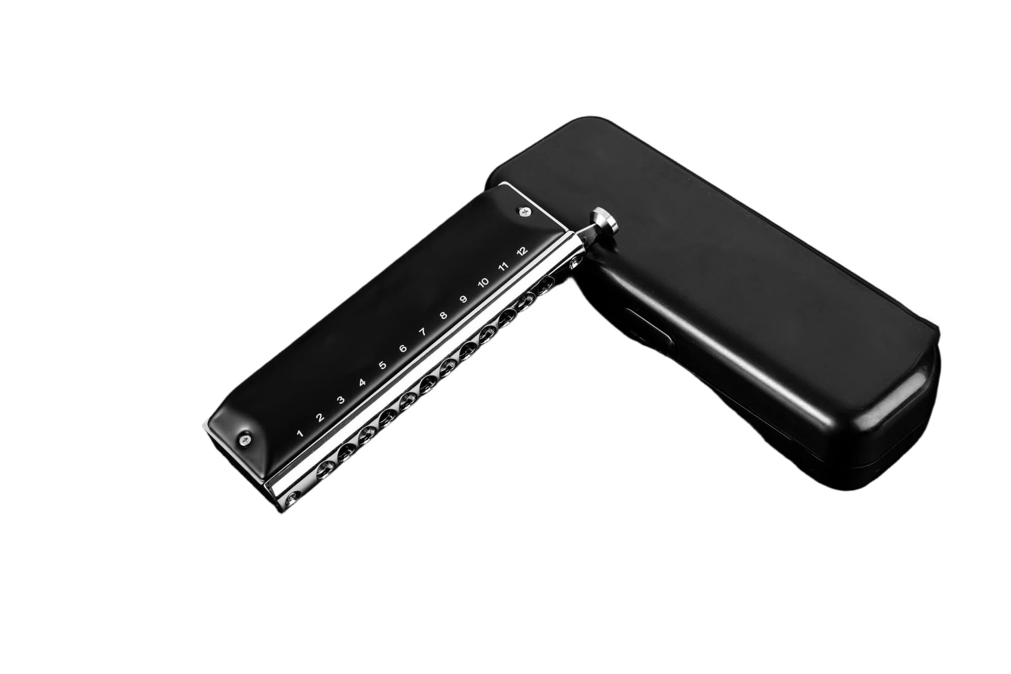 Harmonica Y1248 12 Trous 48 Tons Chromatique Noir Harmonica Clé De C