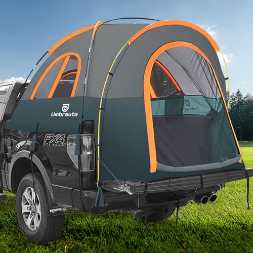 Truck Bed Tent 6.4' ~ 6.7' Easy Set Up Umburato Pickup Truck...