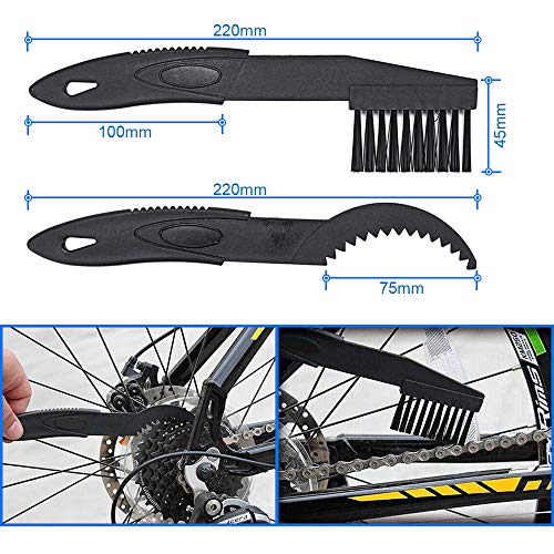 Mmobiel Bike Cleaning Tool Set 7 Pieces Mountain Road City Bmx Bicycle Cleaning Brush Kit For Chain, Wheel, Tire #TOP5