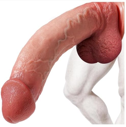 Thrusting for Her, Adult Toys for Women Realistic Silicone Dick with Strong Suction Cup for Hands Free Thrusting Play HIM57