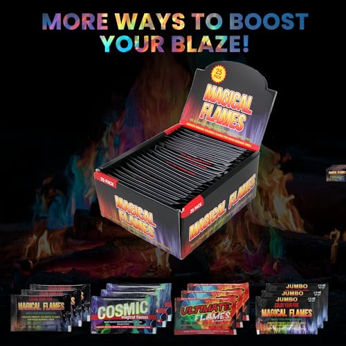Magical Flames Fire Color Changing Packets Fire Pit (25 Pack), Fire Color Packets for Camping Essentials, Campfire, Bonfire & Fireplaces, Campfire Accessories - Image 9