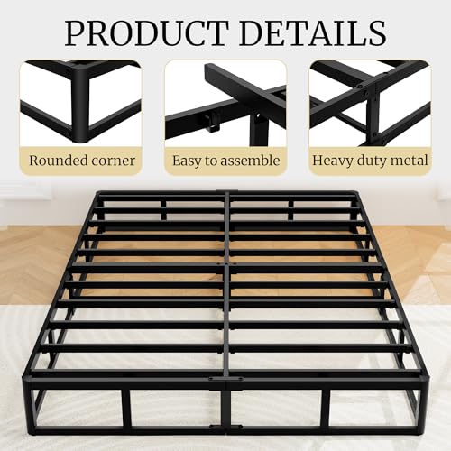 Full Size Box Spring, 10 Inch High Profile Full Box Spring Only by Awesofurni - Image 6