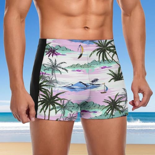 Boxer de bain homme Cocotier d'une résistance supérieure